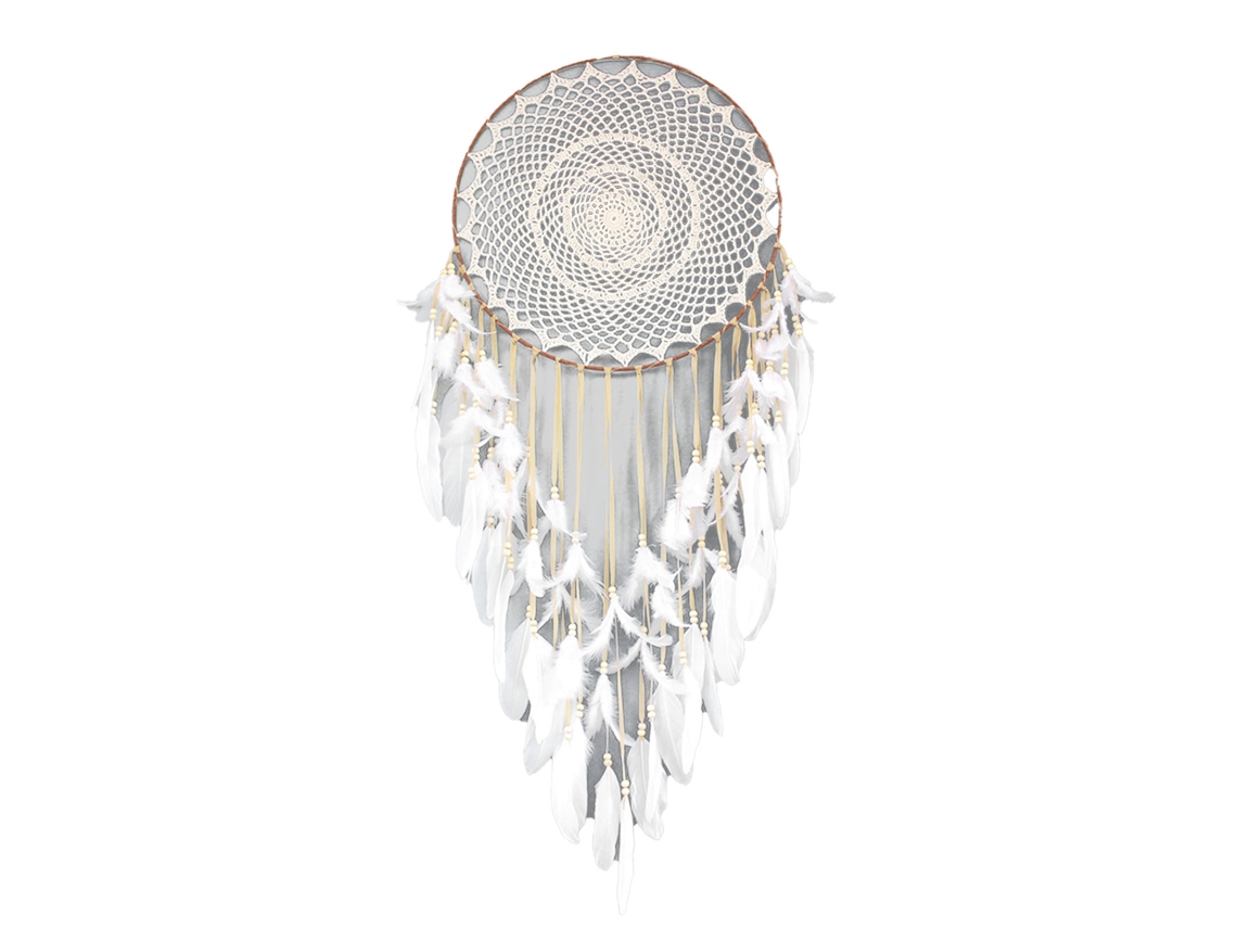 Laxiscreed Sinos De Vento Com Plumas Bege Para Decoração De Jardim E Espaços Externos
