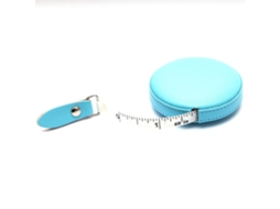 Fita Métrica Retrátil Azul, 1,5 M De Largura, 1 Unidade, Clara Em Couro, Pequena Para Alfaiates E Designers