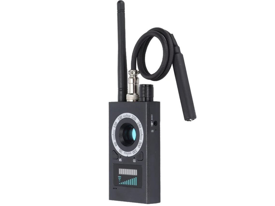 Detector De Câmera Oculta Portátil E Amplo Alcance De Detecção Rastreador De Sinal Rf Preto Yizhood