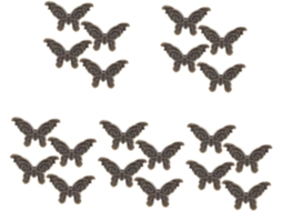Conjunto de 20 Clipes Decorativos Sewacc em Formato de Clipe de Papel Metálico para Artesanato e Projetos em Estilo Antigo