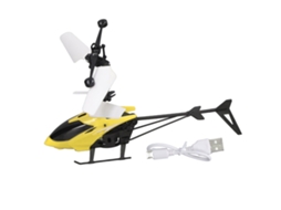 Brinquedo De Helicóptero Rc Mini Com Rotação Estável, Indução Automática E Resistente A Quedas Amarelo