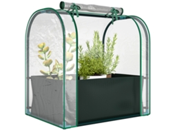 Mini Estufa Saco Plantio 68x50x70cm Portátil Verde
