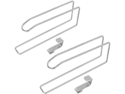 Conjunto 2 Suportes Papel Higiênico Metal Parede 17 5 15 7 Suporte Compacto Único Dispensador Economiza Espaço GOKOCO