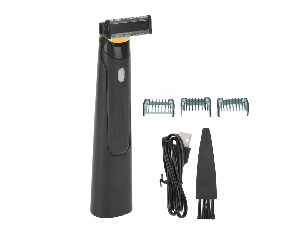 2026 cortadora Eléctrica Unisex de Pelo T Shape Cabezal Lavable 3 Peines Guía Depiladora