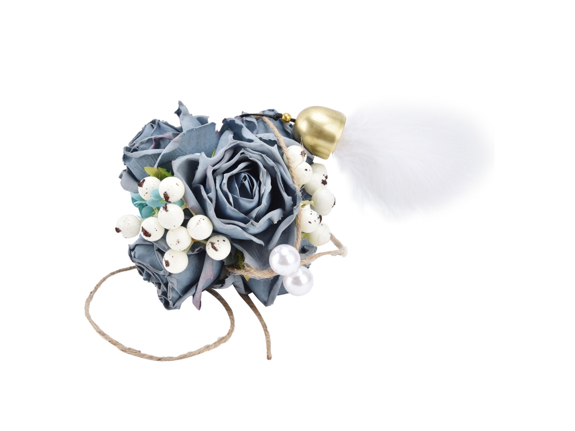 Bola Floral Artificial LAXISCREED com Sino e Penacho