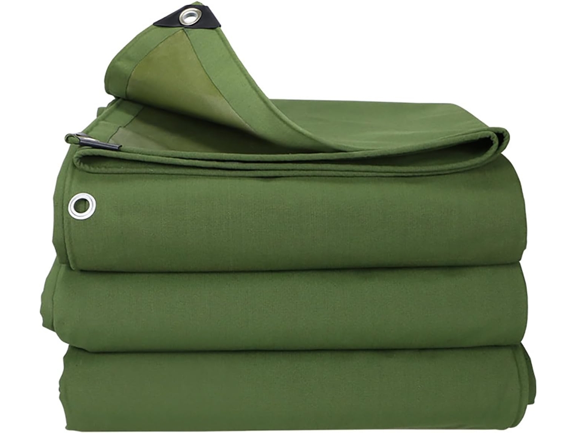 Waterproof Tarpaulin Canvas With Grommet, Multipurpose Thick Tear Resistant Tarpaulin Sheet, Outdoor Waterproof Heavy