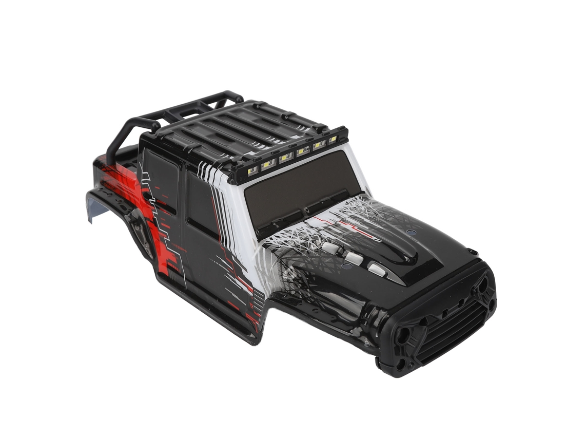 Mali capota Carro de Controle Remoto Tamanho Preciso Acessório para Scy 16103pro 1/16 Rc Car Vermelho