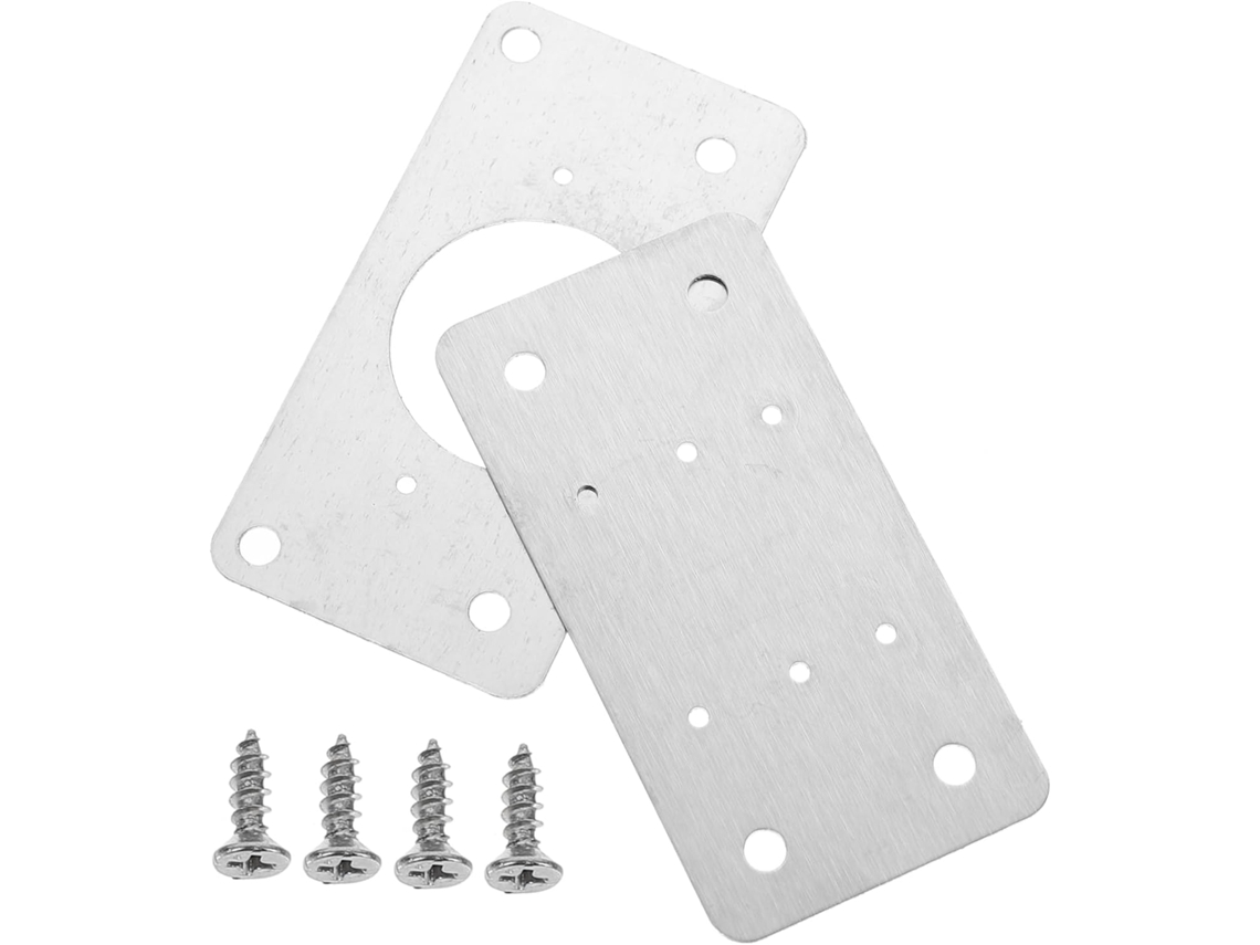 Tofficu 20 Peças Placa De Reparo Em Aço Suporte Para Armário, Móveis E