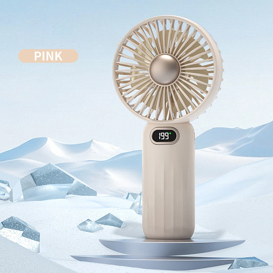 Ventilador MDUG de Alta Velocidade com 199 Velocidades e Carregamento USB