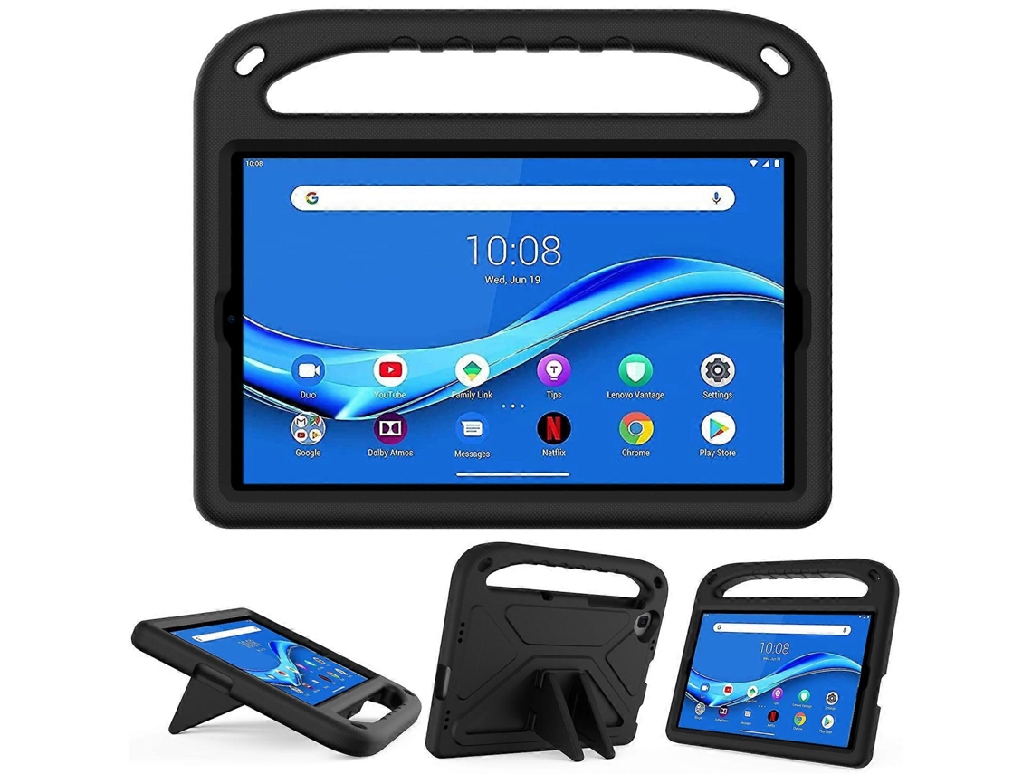 Capa Protetora Portátil Em Eva Resistente A Impactos Com Alça Para Lenovo Tab M10 Fhd Plus Tb-x606f / Tb-x606m E Suporte Triangular.