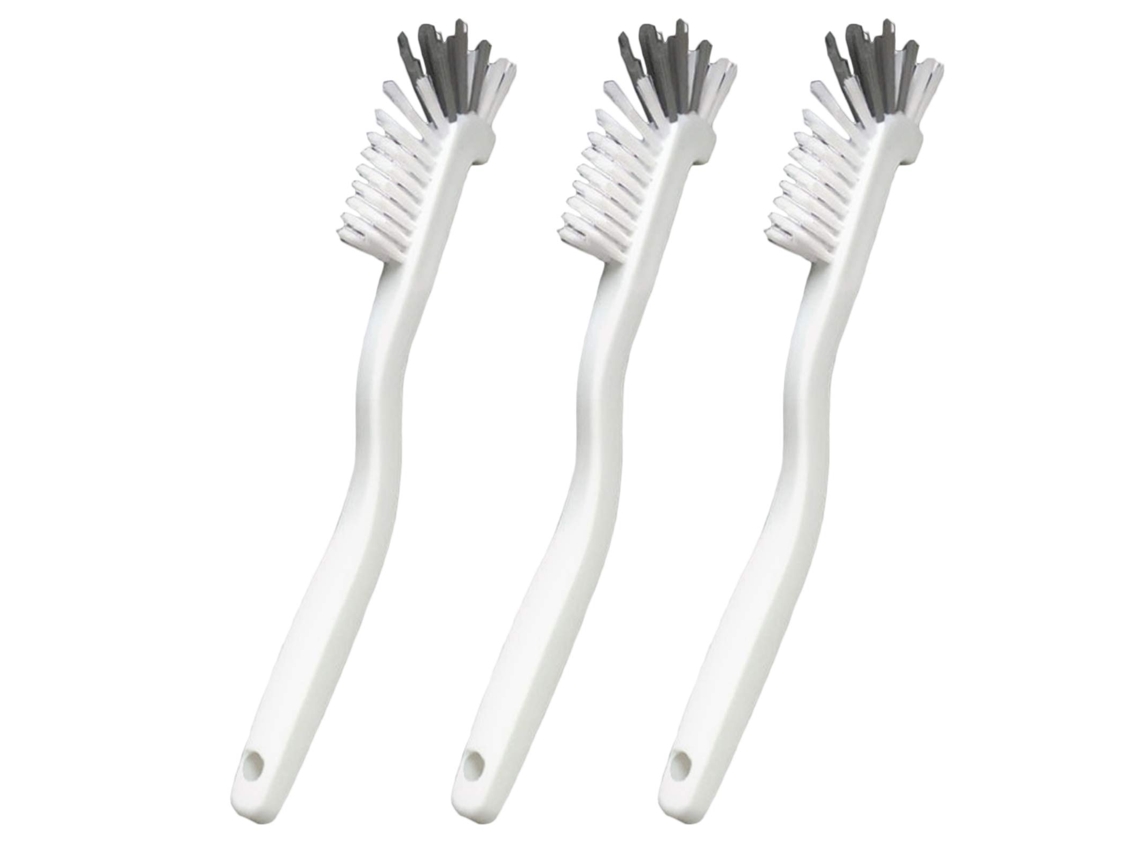 Conjunto De 3 Escovas De Lavar Louça, Para Limpeza De Cozinha E Frasco