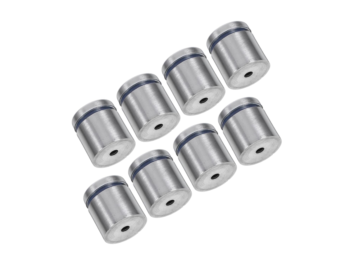 Conjunto De 8 Parafusos Espaçadores De Aço Inoxidável Para Pregos De Acrílico, Ideais Para Sinalizaç Gokoco
