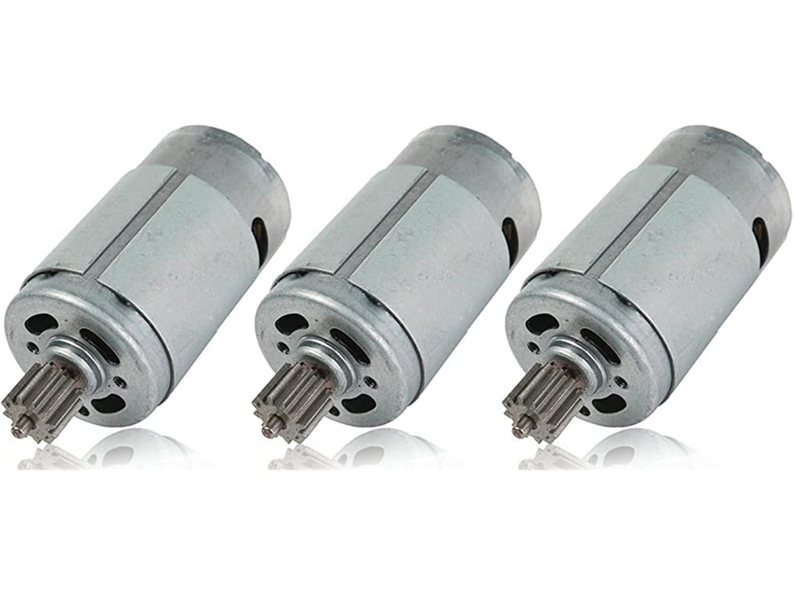 3x Motor Elétrico Universal Rs390 6v 390 18000 Rpm para Carrinho de Passeio Infantil SFUSHOS