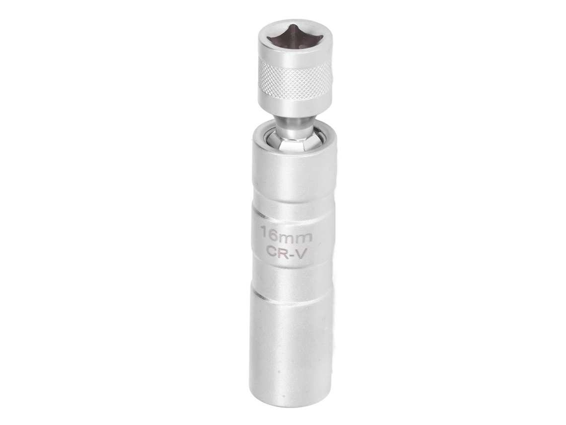 Chave De Vela Magnética 3/8 Universal Parede Fina 12 Pontos 16mm Ferramenta De Instalação E Remoção