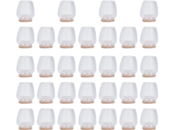 Conjunto De 32 Protetores Silicone Premium Para Pés Móveis,