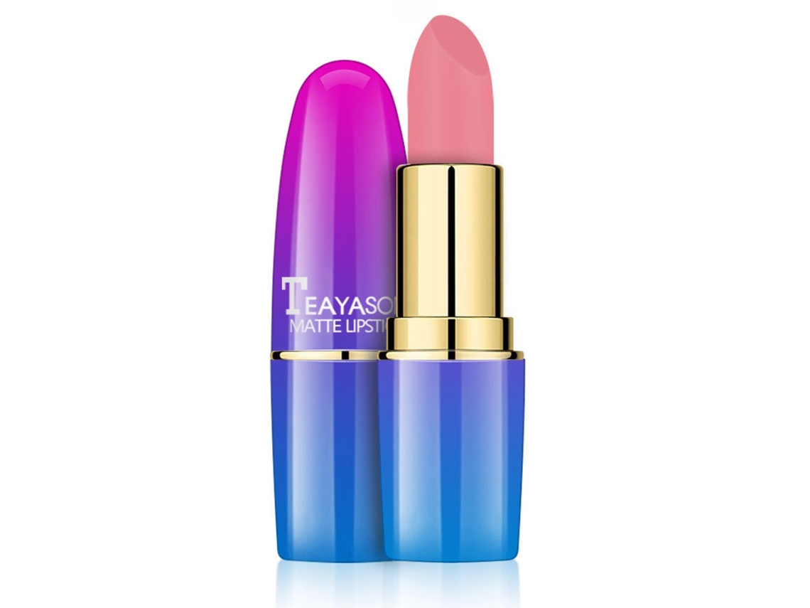 Labial Mate Largo Duración Impermeable Brillo Labial Cosmético Herramienta Maquillaje 1