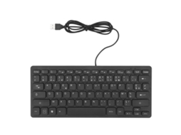 Teclado Bilingüe Ultrafino Azerty 78 Teclas Resistente a Derrames S/MARCA