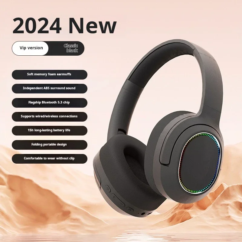 Fones De Ouvido Bluetooth Sem Fio (pretos), Compatíveis Com Cartão Tf, Com Microfone.