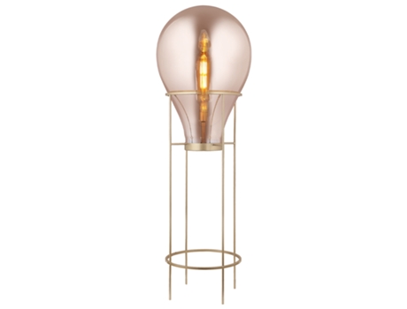 Candeeiro de Pé Hatann LUMINECA L 50X158 Cm Âmbar