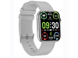 Smartwatch com Bluetooth, chamada, frequência cardíaca, pressão arterial, monitoramento dinâmico e rastreamento esportivo Prata Bestvite