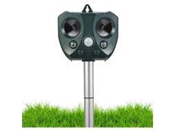 Repelente Ultrassônico Solar Para Jardim, Repelente De Animais Com Sensor Pir, Impermeável Ip44, Alarme Anti-gato Cão Esquilo