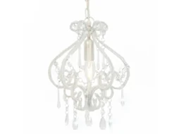 Candeeiro de teto VIDAXL White Metal (24 x 32)