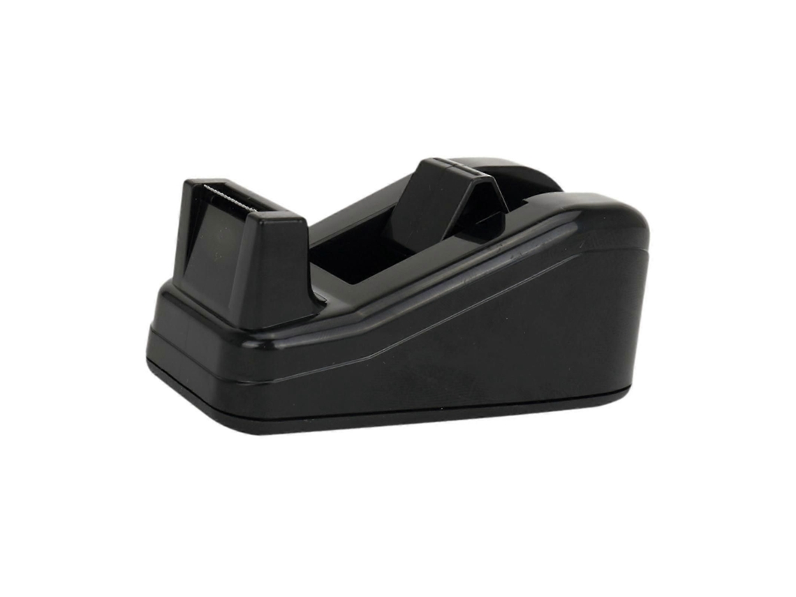 Dispensador de Fita Adesiva de Mesa Preto com Suporte para Rolo de Fita Adesiva, Ideal para Bibliotecas e Embalagens Domésticas GOKOCO