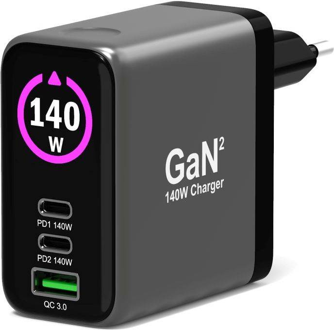 Carregador Portátil Port Designs (Usb-C - GaN² - PD - 140W - 20V)