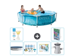 Intex Piscina Com Estrutura Redonda - 305x76 Cm - 7-peças S172