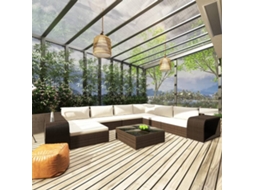 Garden Sofa, Garden Sofas Vidaxl Marrom Rattan / Vime (n/a)
