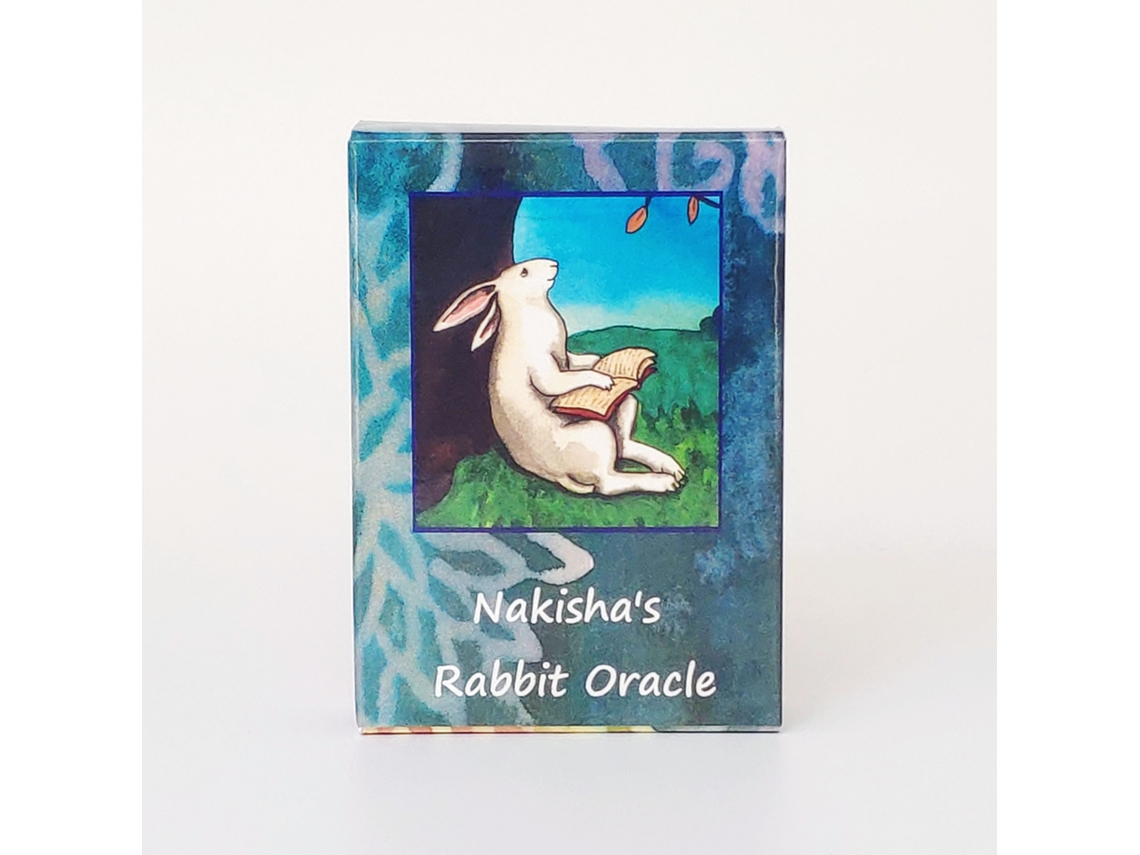 O Novíssimo Jogo De Cartas Oráculo Coelho Nagisha - 54 Cartas, Material Bronze