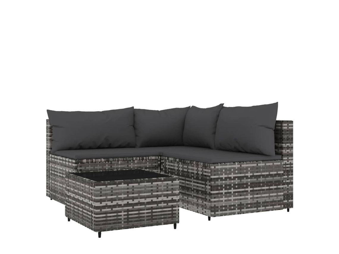 Garden Lounge Set, Garden Lounge Sets Vidaxl Cinzeto Rattan / Vime (n/a)