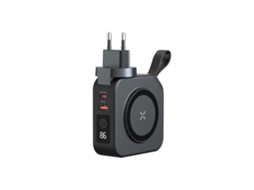 Power Bank Led TIGER Pele Sintética Preto