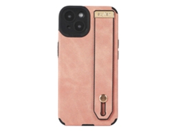 Lurelia Capa Iphone 13 Couro Tpu Alça Rosa