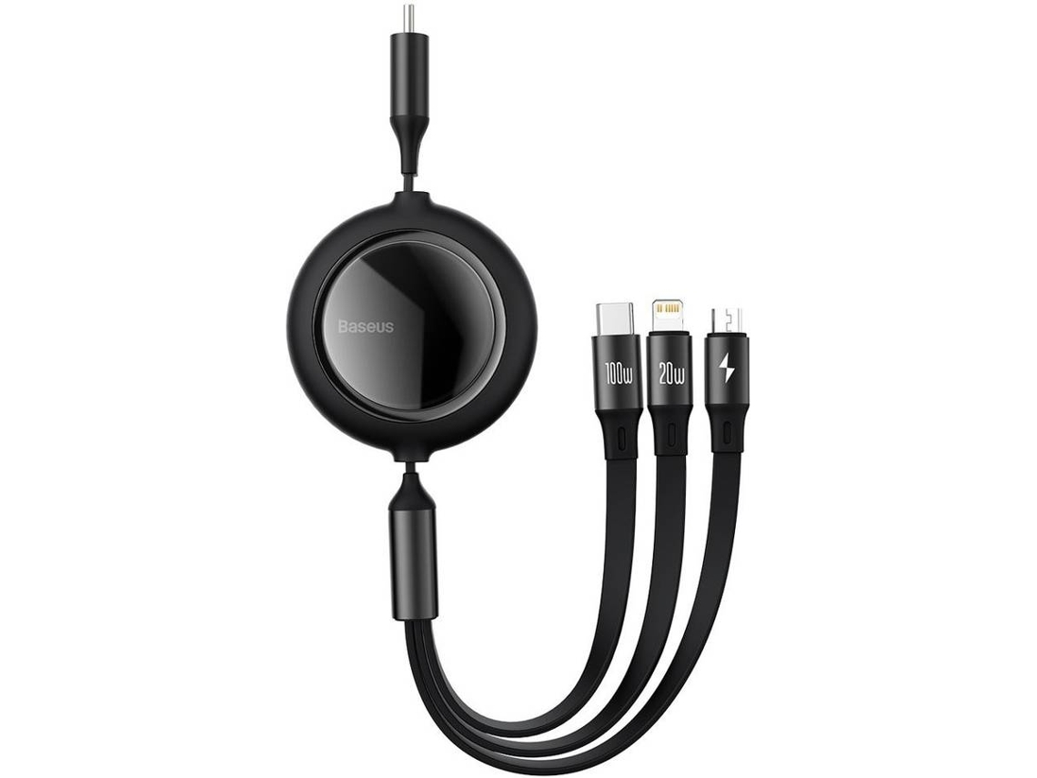 Cabo BASEUS Camlc (USB - 1.2 m - Preto)