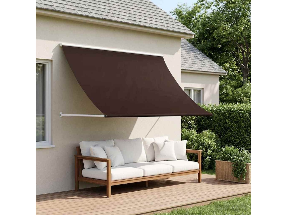 Vidaxl Toldo Castanho 350 X 150 Cm