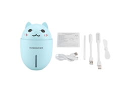Humidificador Difusor de Aroma, Ultrassônico, 100ml, Luz Noturna, Óleos Essenciais | S/MARCA