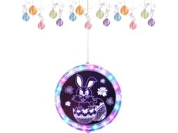 Luzes De Natal Coloridas A Bateria Para Páscoa