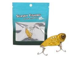5g Lure Metal Doudou Vib Freshwater Fishing For Zander Bass Artificial Bait Sinking Vibration 3d Eyes Bionic