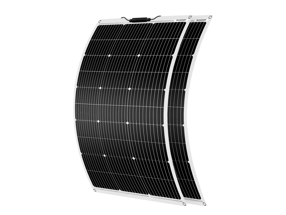 Painel Solar Flexível, Design Leve, Instalação Fácil, 200w