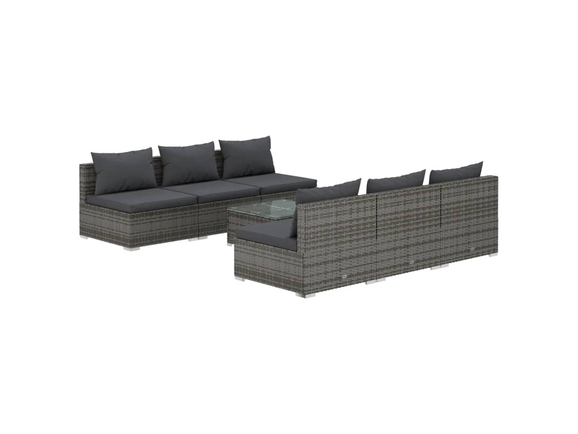 Garden Lounge Set, Garden Lounge Sets Vidaxl Cinzeto Rattan / Vime (n/a)