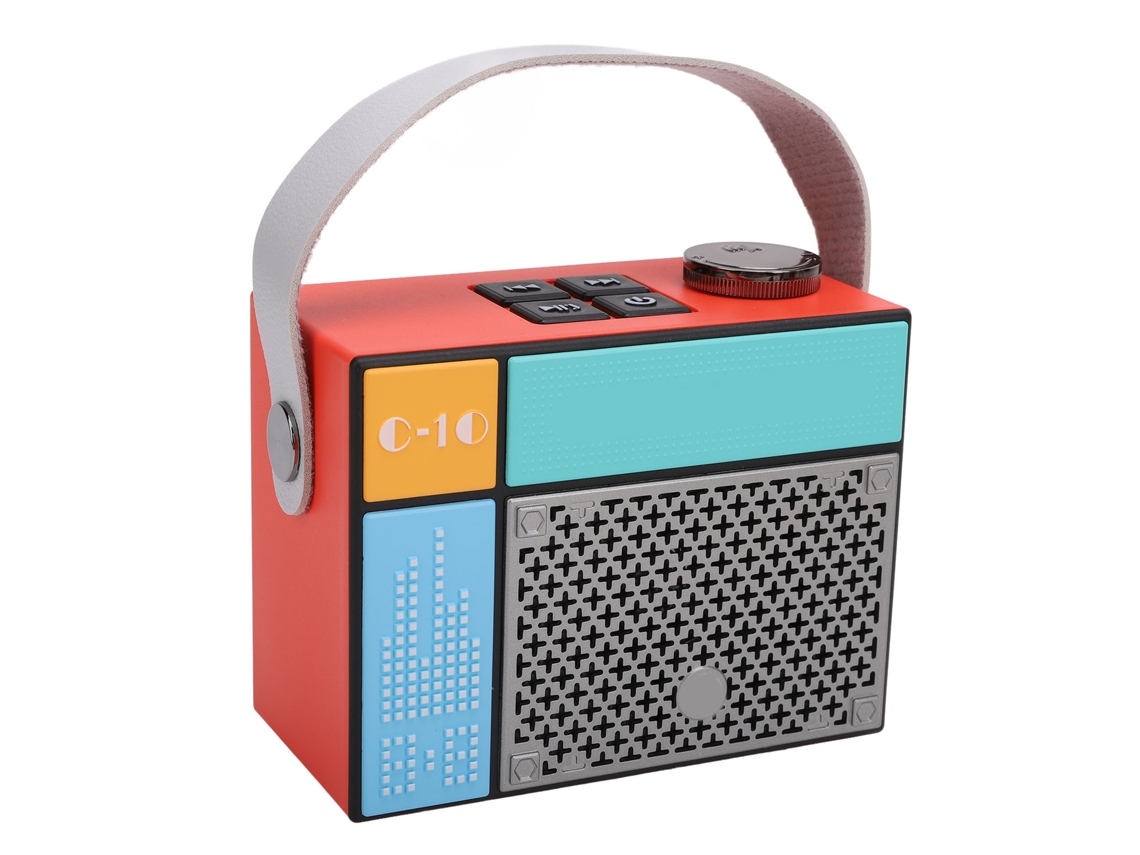 Caixa de Som Bluetooth EOOCOO (conexão Sem Fio, Decoração com Pixels)