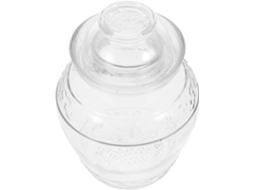 Pote De Vidro Para Conservas Grande Capacidade, Com Design Reforçado E Vedação Hermética, Ideal Para Armazenar Vegetais