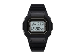 Relógio Digital MDUG masculino à prova d'água com pulseira de silicone e funções de alarme