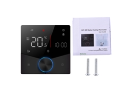 Termostato inteligente Matter WiFi com controle app e voz, programável 7x6, tela LED touch S/MARCA
