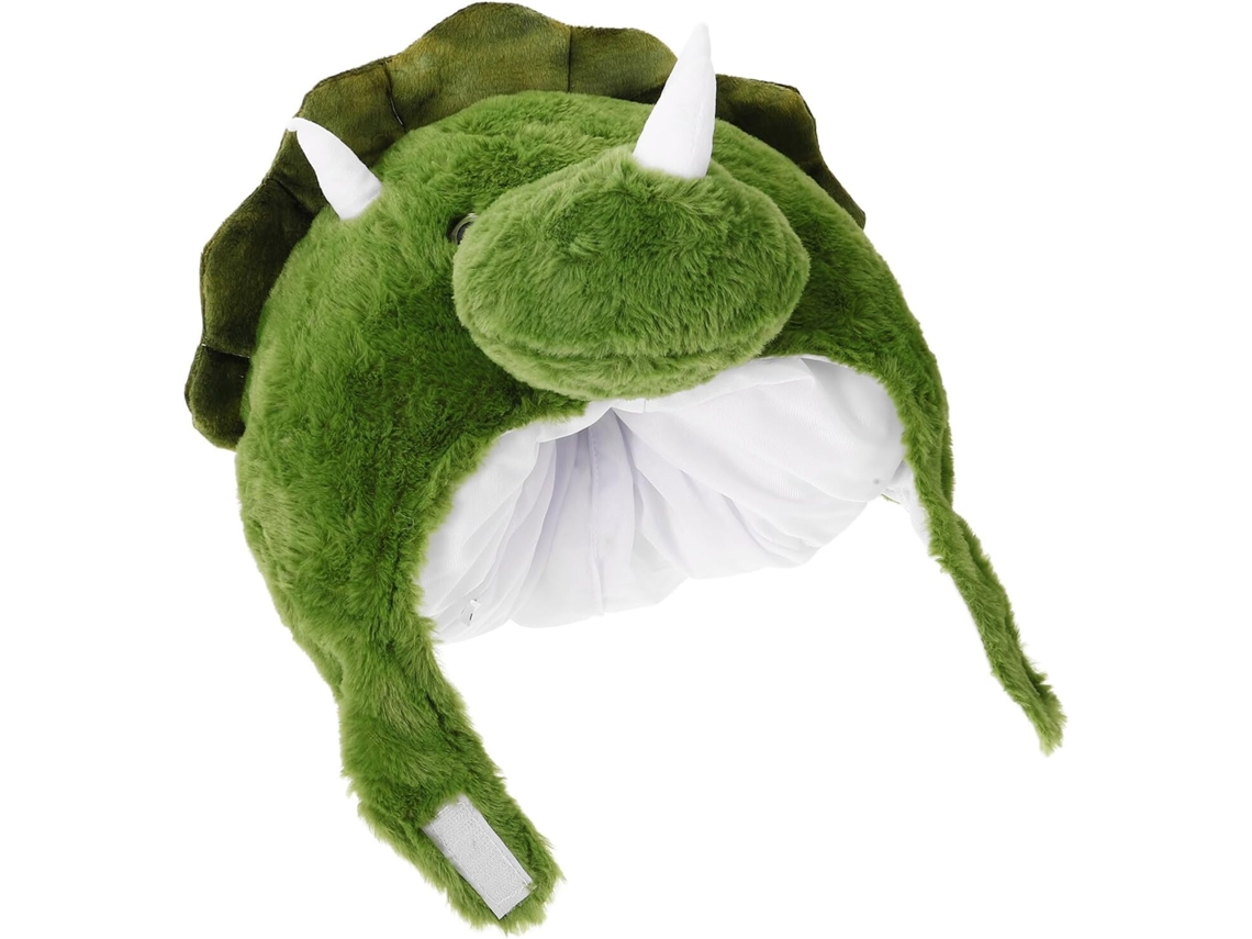 Chapéu De Dinossauro Acolchoado De Verde