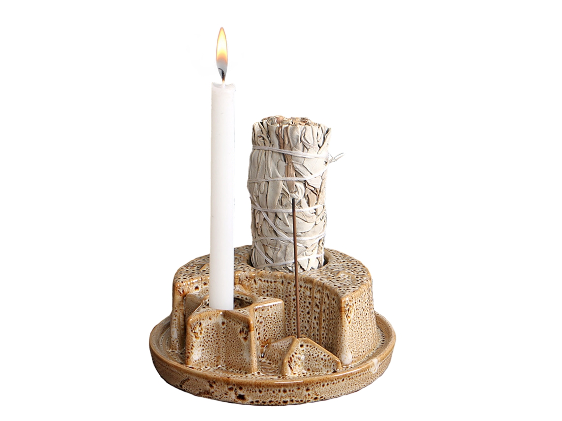 Laxiscreed Vela De Chifre Morandi Com Tabuleiro Em Estilo Nórdico Para Ambiente Acolhedor