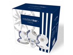 Conjunto de Louças Marina 16 Unidades Brancoplastimo