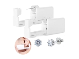 Kit De Piercing Com Pistola Descartável E Brincos De Aço Inoxidável Para Ouvido Nariz Boca Umbigo Orelha