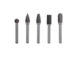 Kit De 5 Brocas De Tungstênio Aço Para Fresar, Mangueira 6mm, Cabeça 10mm, Ferramenta Rotatória